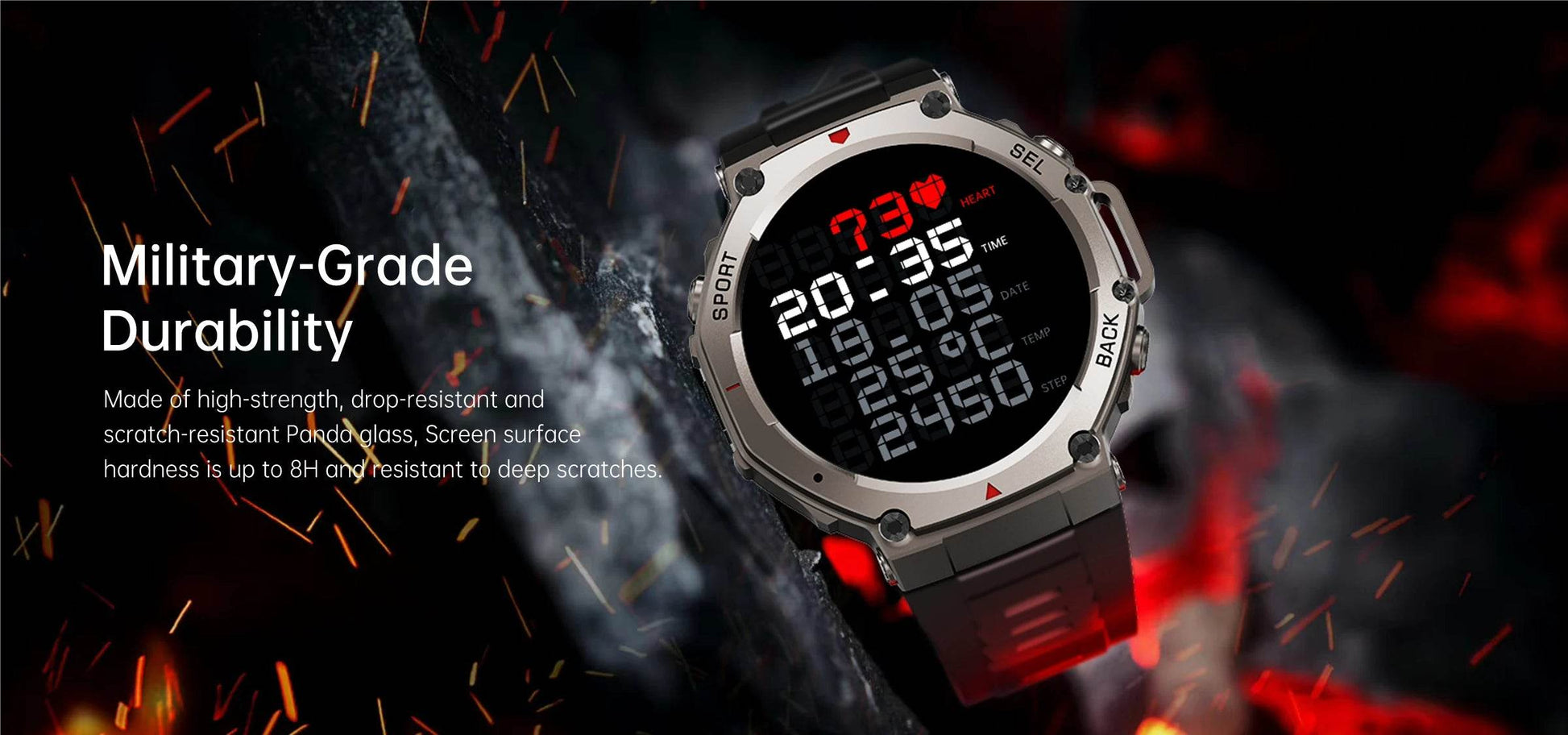 GPS trajectory Smart Watch 5 ATM Waterproof Built-in Dual-band GNSS Compass Military Sport Smartwatch Men 2025 New for Xiaomi - EYESPHERE