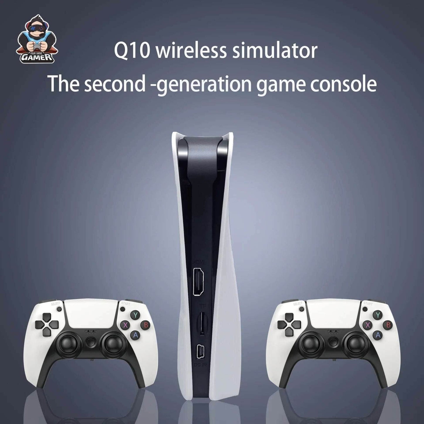 NEW Q10 3D Game Stick 128G Video game console retro 4K home console 2.4G doubles Wireless game controller supporting For PSP - EYESPHERE