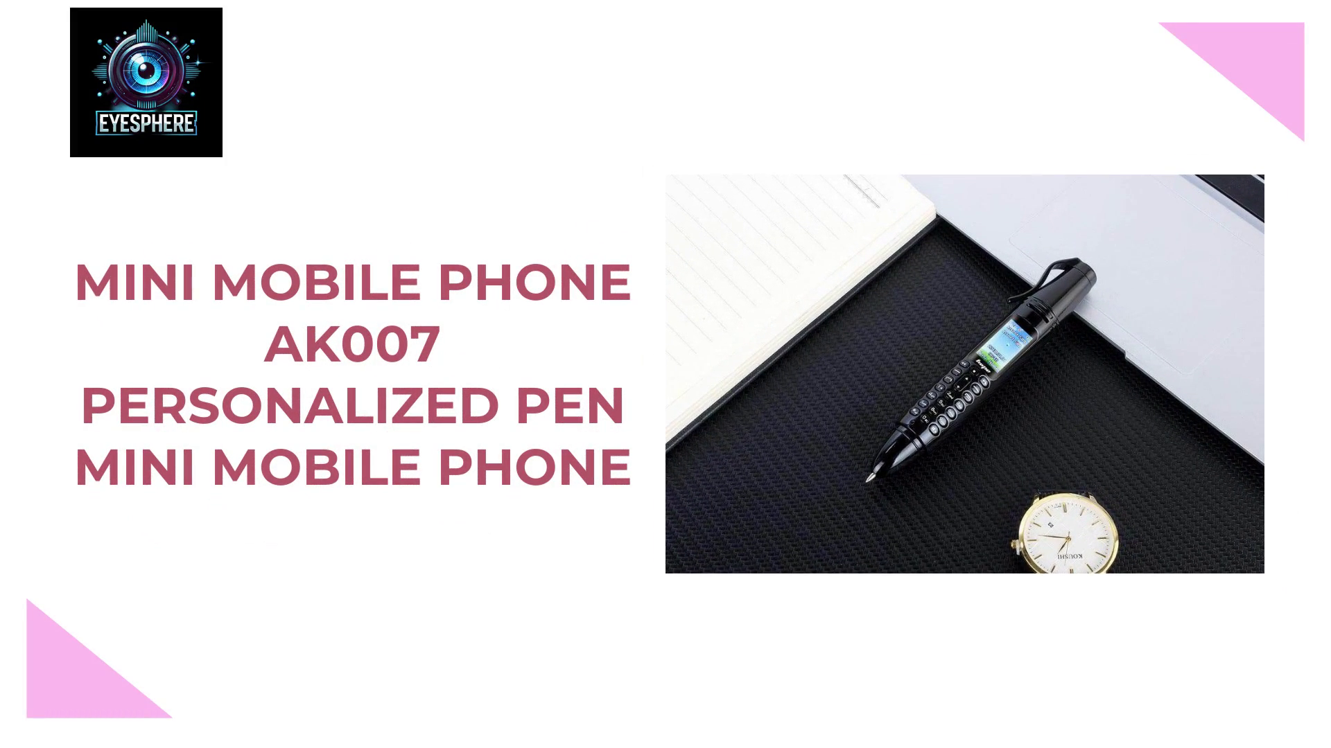 Mini Mobile Phone AK007 Personalized Pen Mini Mobile Phone by@Outfy